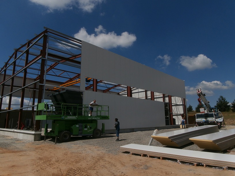 Neubau Produktionshalle, am Tagebau Nochten, P.U.S.